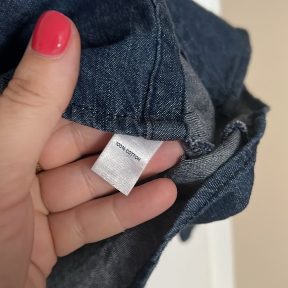 BP dark wash chambray button up - Picture 4 of 5